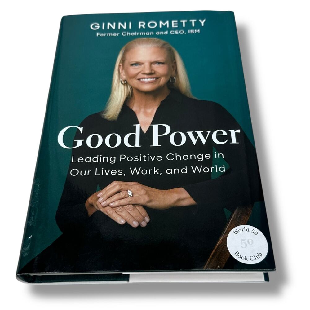 Good Power Leading Positive Change Ginni Rometty Signed 1st Edition Autographed